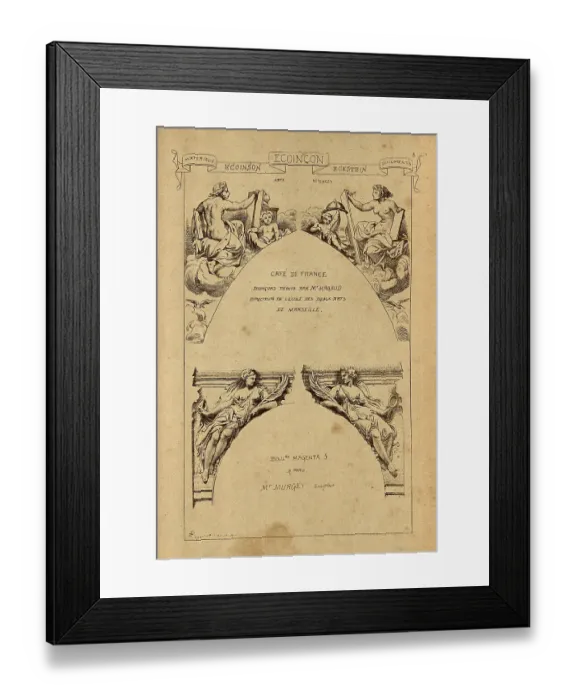 Framed Print : Architectural cornerstone, Ecoincon, Classical Muses, Goddess, History of architecture, decoration and design, art, French, Victorian, 19th Century Framed Print : Architectural cornerstone, Ecoincon, Classical Muses, Goddess, History of architecture, decoration and design, art, French, Victorian, 19th Century
