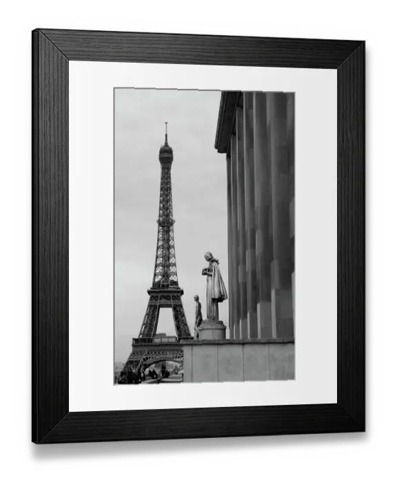 Framed Print : View of Paris France with Eiffel Tower