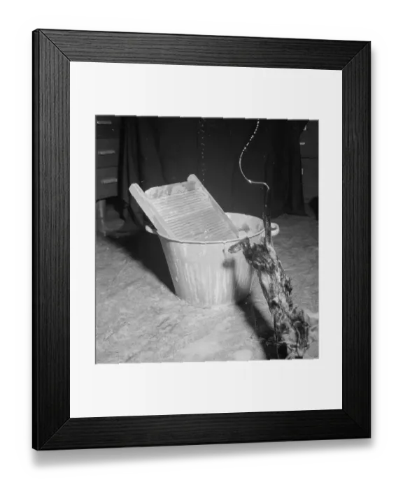 Framed Print : Cat Soak. July 1958: A soaking cat leaps out of a pail of water Framed Print : Cat Soak. July 1958: A soaking cat leaps out of a pail of water