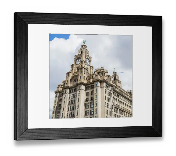 Framed Print : Royal Liver Building panorama