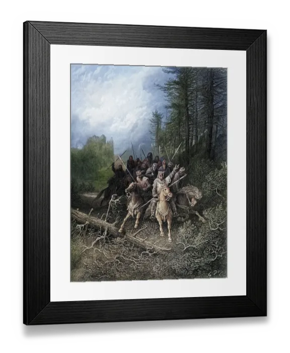 Framed Print : Arthurian Legend, The Knights Progress, Idylls of the King Framed Print : Arthurian Legend, The Knights Progress, Idylls of the King