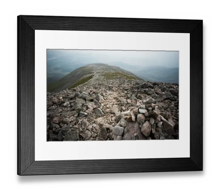 Framed Print : Schiehallion Summit View Framed Print : Schiehallion Summit View