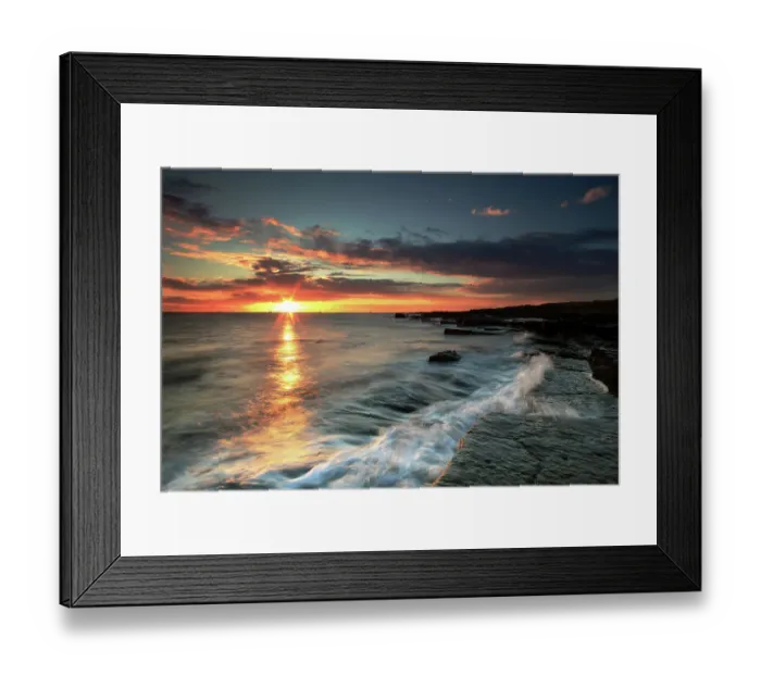 Framed Print : Dawn Airbow Point Fife East Scotland Framed Print : Dawn Airbow Point Fife East Scotland