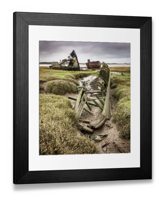 Framed Print : Fleetwood Wrecks Framed Print : Fleetwood Wrecks