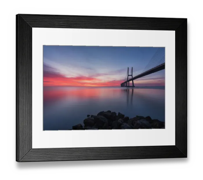 Framed Print : Vasgo da Gama Bridge, Lisbon Framed Print : Vasgo da Gama Bridge, Lisbon