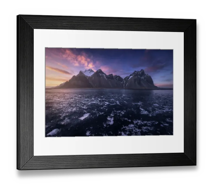 Framed Print : Stokksnes at sunset Framed Print : Stokksnes at sunset