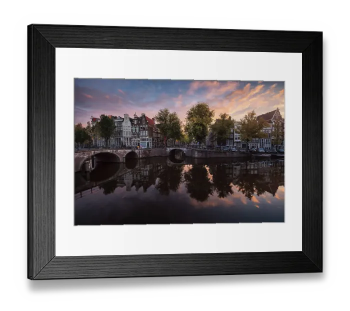 Framed Print : Amsterdam Canals Framed Print : Amsterdam Canals