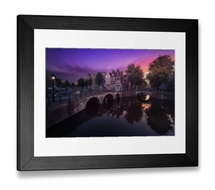 Framed Print : Amsterdam Canals Framed Print : Amsterdam Canals