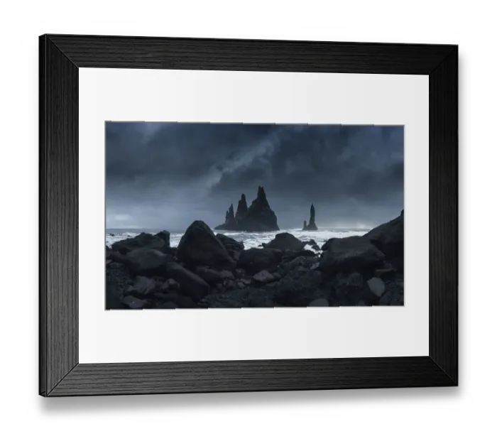 Framed Print : Reynisdrangar, trolls in water Framed Print : Reynisdrangar, trolls in water