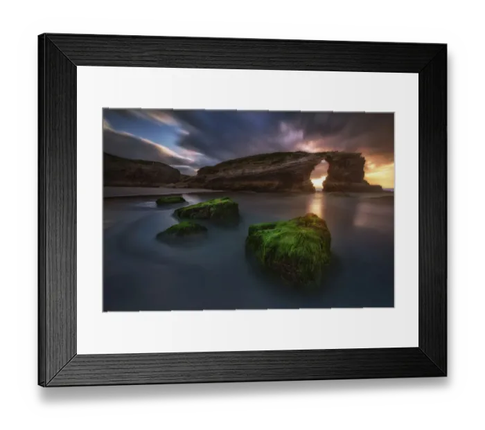 Framed Print : Beach of the Cathedrals Framed Print : Beach of the Cathedrals