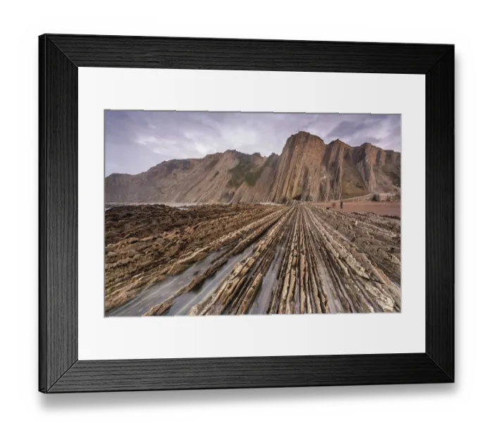 Framed Print : Zumaia Flysch Framed Print : Zumaia Flysch