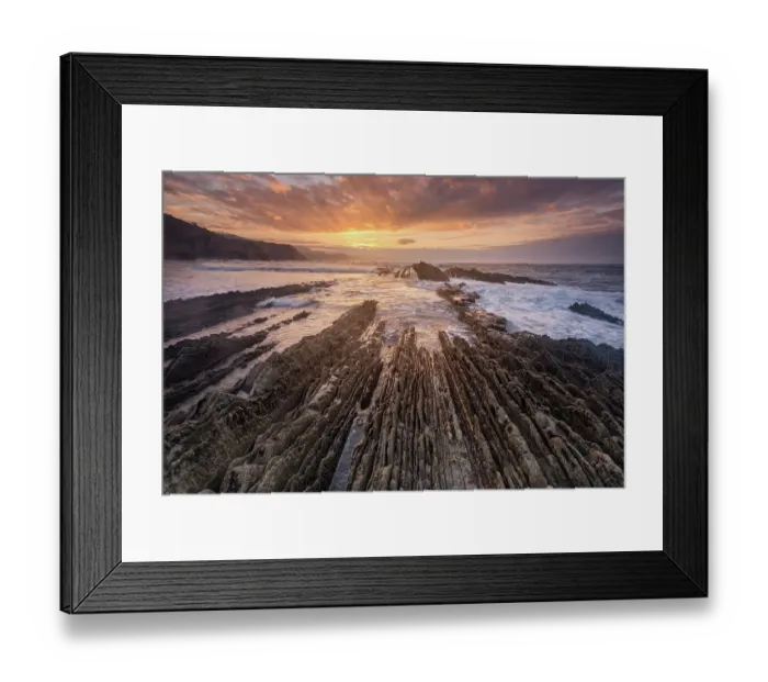 Framed Print : Zumaia flysch Framed Print : Zumaia flysch