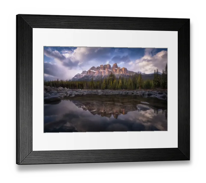 Framed Print : Castle Mountain Framed Print : Castle Mountain