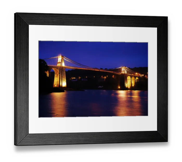 Framed Print : Menai Bridge Framed Print : Menai Bridge