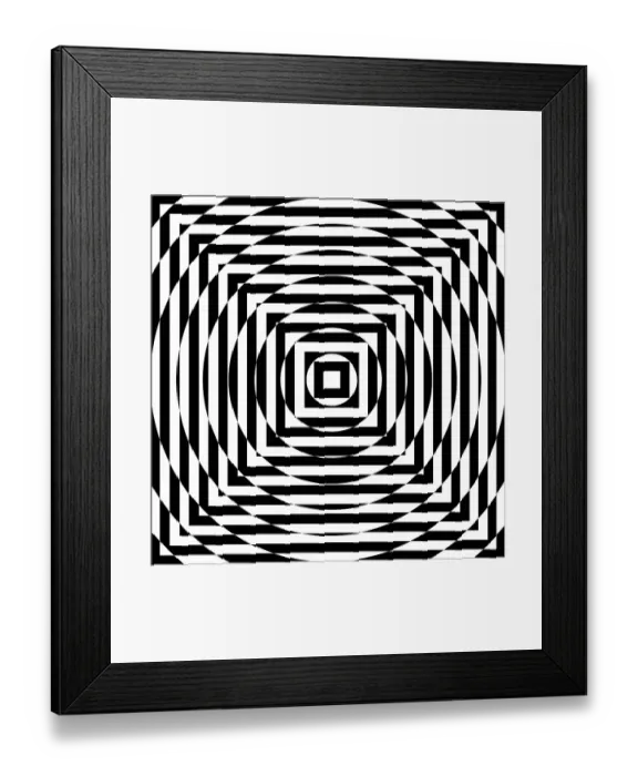 Framed Print : Op art Framed Print : Op art