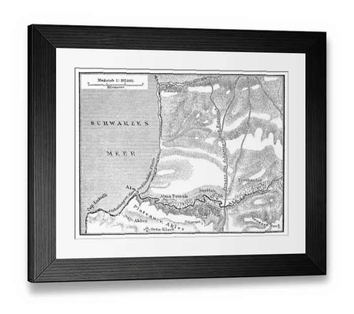 Framed Print : The battlefield at the Ulm Framed Print : The battlefield at the Ulm