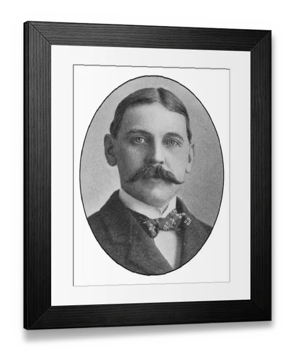 Framed Print : Portrait of notable New Yorkers: Charles Middlebrook Palmer Framed Print : Portrait of notable New Yorkers: Charles Middlebrook Palmer