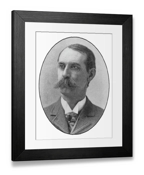 Framed Print : Portrait of notable New Yorkers: Palmer Cox