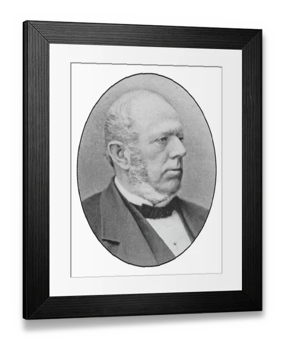 Framed Print : Portrait of notable New Yorkers: Francis Asbury Palmer Framed Print : Portrait of notable New Yorkers: Francis Asbury Palmer