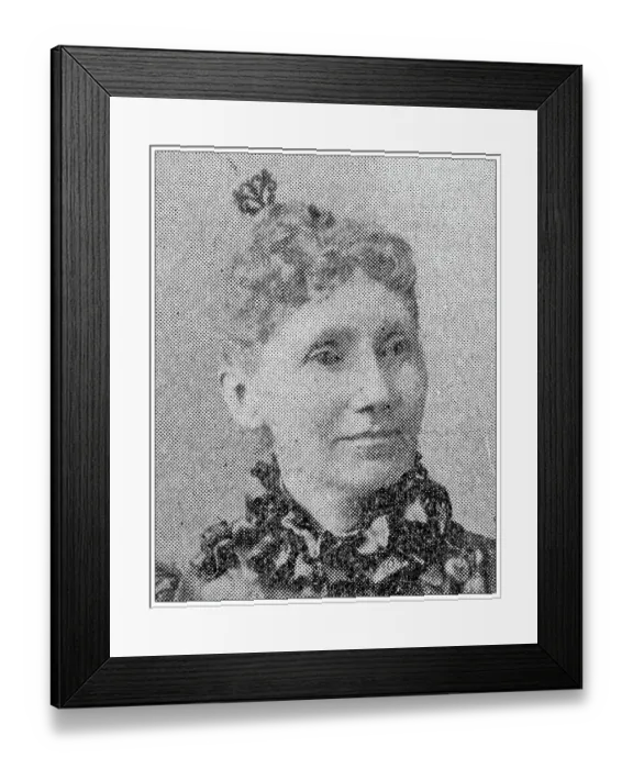 Framed Print : Antique portrait of famous people: Fanny Purdy Palmer Framed Print : Antique portrait of famous people: Fanny Purdy Palmer