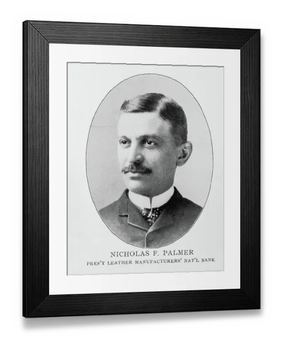 Framed Print : Portrait of important men of the 19th century New York Stock Exchange: Nicholas F Palmer Framed Print : Portrait of important men of the 19th century New York Stock Exchange: Nicholas F Palmer