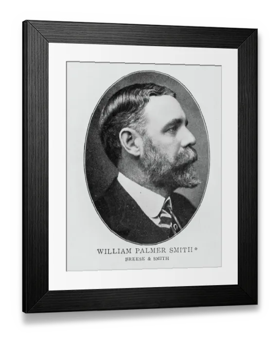 Framed Print : Portrait of important men of the 19th century New York Stock Exchange: William Palmer Smith Framed Print : Portrait of important men of the 19th century New York Stock Exchange: William Palmer Smith