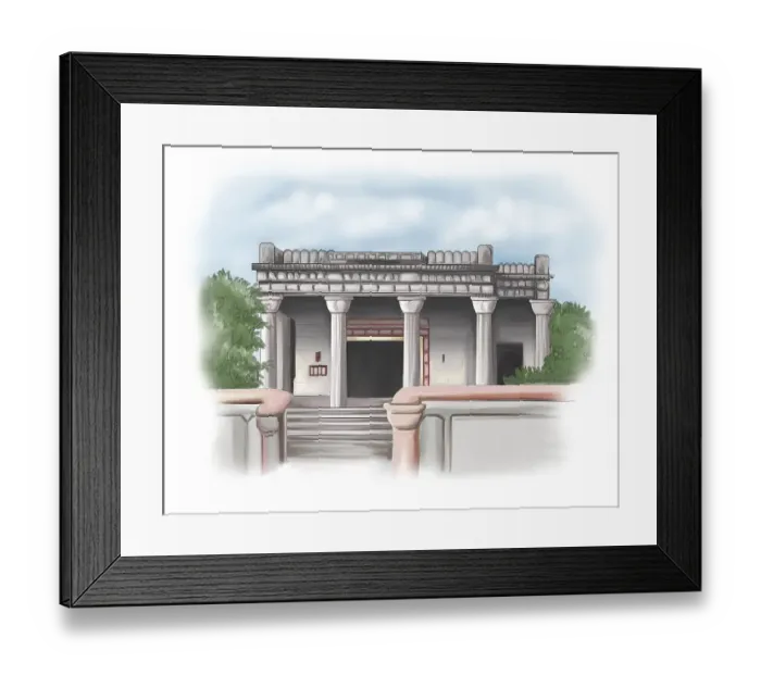 Framed Print : IACS building, Indian Association for the Cultivation of Science (IACS) Framed Print : IACS building, Indian Association for the Cultivation of Science (IACS)