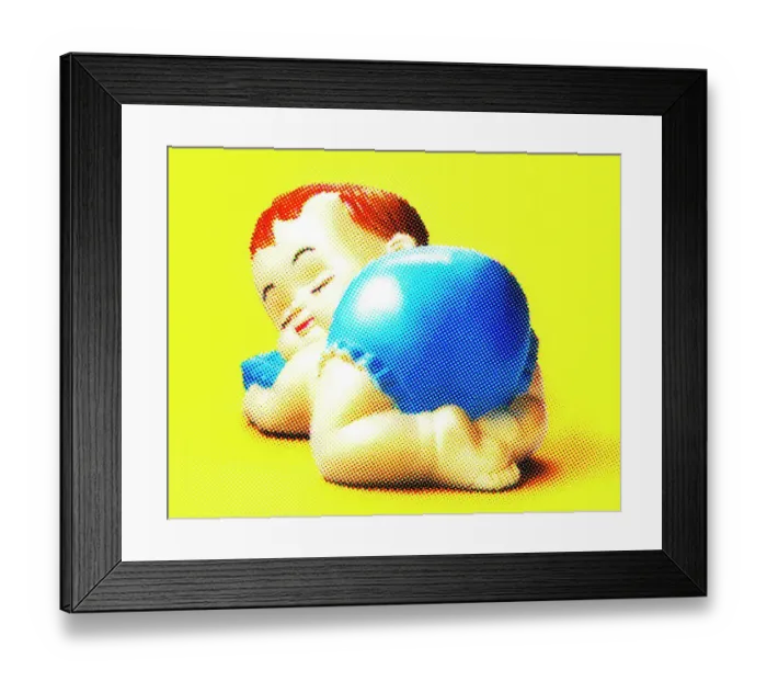 Framed Print : Sleeping Baby Framed Print : Sleeping Baby
