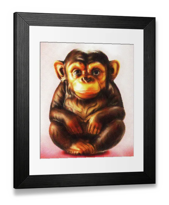 Framed Print : Monkey Framed Print : Monkey