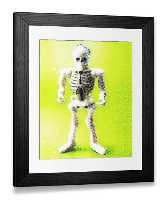 Framed Print : Skeleton Man Framed Print : Skeleton Man