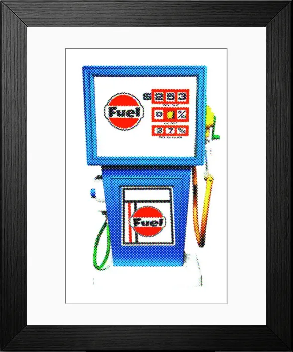 Framed Print : Gasoline Pump Framed Print : Gasoline Pump