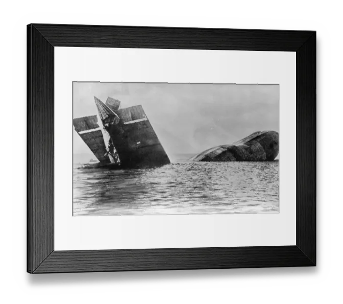 Framed Print : Downed Zeppelin Framed Print : Downed Zeppelin