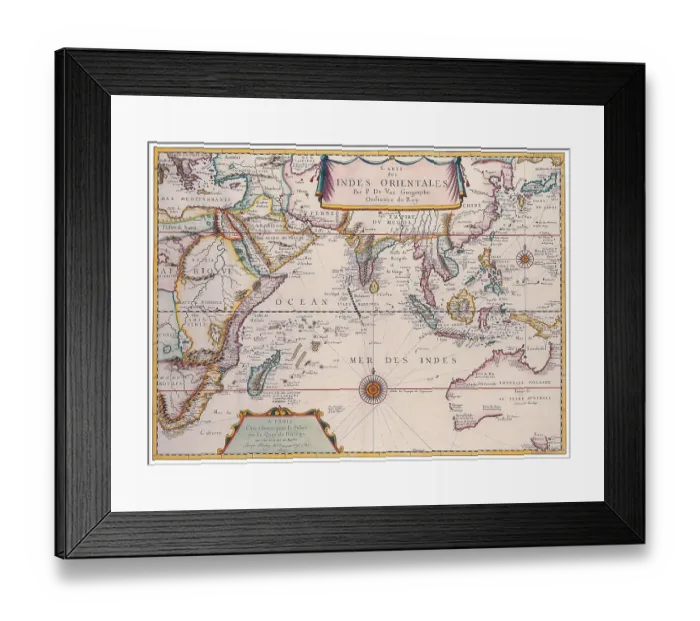 Framed Print : Map of South East Asia Framed Print : Map of South East Asia
