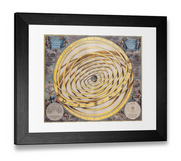 Framed Print : Celestial Map Framed Print : Celestial Map