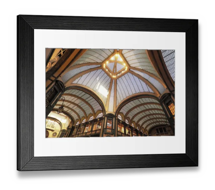 Framed Print : Famous shopping arcade Gallery San Federico, Turin Framed Print : Famous shopping arcade Gallery San Federico, Turin