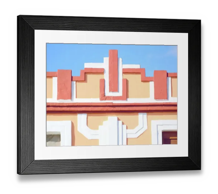 Framed Print : Modernist facades Framed Print : Modernist facades