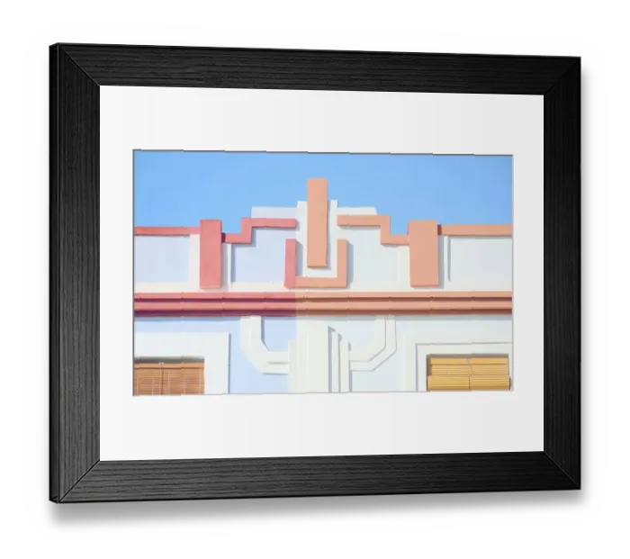 Framed Print : Modernist facades Framed Print : Modernist facades