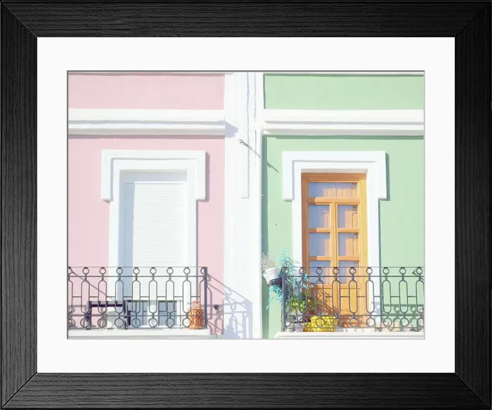 Framed Print : Modernist facades Framed Print : Modernist facades