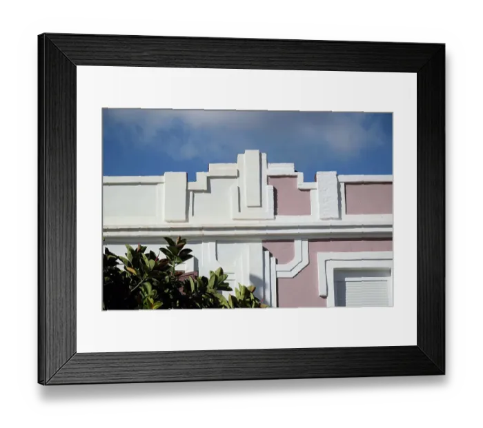 Framed Print : Modernist facades Framed Print : Modernist facades