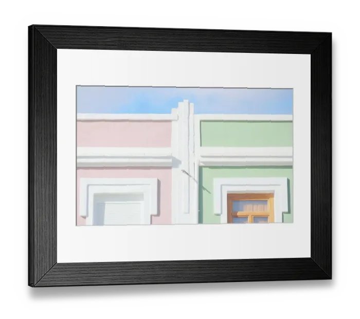 Framed Print : Modernist facades Framed Print : Modernist facades