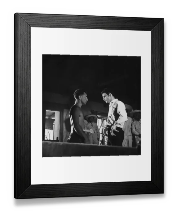 Framed Print : Brando & Kazan Framed Print : Brando & Kazan
