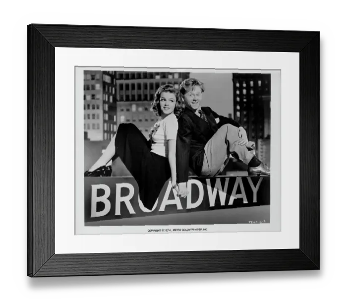Framed Print : Judy Garland And Mickey Rooney Framed Print : Judy Garland And Mickey Rooney