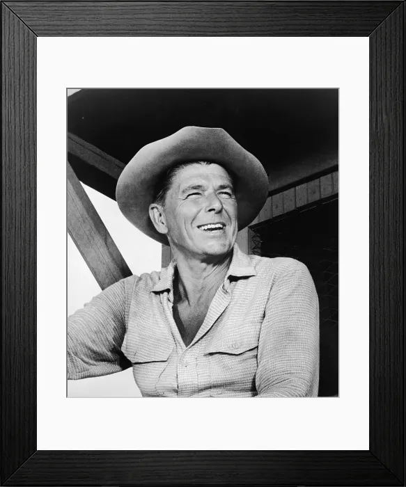 Framed Print : Ronald Reagan In Death Valley Days Framed Print : Ronald Reagan In Death Valley Days