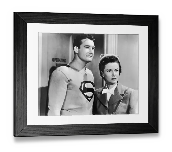 Framed Print : Superman & Lois Lane