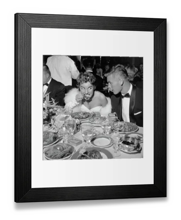 Framed Print : Terry Moore And Tab Hunter Framed Print : Terry Moore And Tab Hunter
