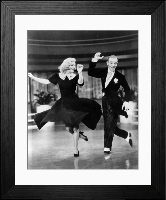 Framed Print : Ginger Rogers And Fred Astaire In Swing Time Framed Print : Ginger Rogers And Fred Astaire In Swing Time