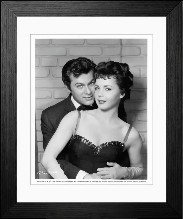Framed Print : Tony Curtis And Colleen Miller In The Rawhide Years Framed Print : Tony Curtis And Colleen Miller In The Rawhide Years