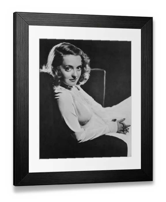 Framed Print : Bette Davis Framed Print : Bette Davis