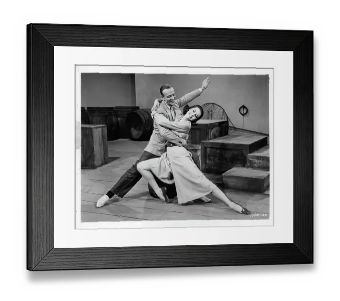 Framed Print : Fred Astaire And Cyd Charisse In Silk Stockings Framed Print : Fred Astaire And Cyd Charisse In Silk Stockings