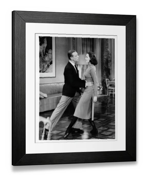 Framed Print : Fred Astaire And Cyd Charisse In Silk Stockings Framed Print : Fred Astaire And Cyd Charisse In Silk Stockings
